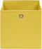 vidaXL - Opbergboxen - 10 - st - 32x32x32 - cm - stof - geel