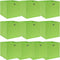 vidaXL - Opbergboxen - 10 - st - 32x32x32 - cm - stof - groen