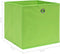 vidaXL - Opbergboxen - 10 - st - 32x32x32 - cm - stof - groen