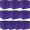 vidaXL - Opbergboxen - 10 - st - 32x32x32 - cm - stof - paars