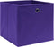 vidaXL - Opbergboxen - 10 - st - 32x32x32 - cm - stof - paars