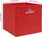 vidaXL - Opbergboxen - 10 - st - 32x32x32 - cm - stof - rood