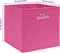 vidaXL - Opbergboxen - 10 - st - 32x32x32 - cm - stof - roze