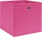 vidaXL - Opbergboxen - 10 - st - 32x32x32 - cm - stof - roze