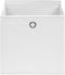 vidaXL - Opbergboxen - 10 - st - 32x32x32 - cm - stof - wit