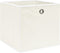 vidaXL - Opbergboxen - 10 - st - 32x32x32 - cm - stof - wit