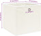 vidaXL - Opbergboxen - 10 - st - 32x32x32 - cm - stof - wit