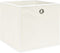 vidaXL - Opbergboxen - 10 - st - 32x32x32 - cm - stof - wit