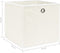 vidaXL - Opbergboxen - 10 - st - 32x32x32 - cm - stof - wit