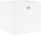 vidaXL - Opbergboxen - 10 - st - 32x32x32 - cm - stof - wit