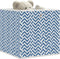 vidaXL - Opbergboxen - 10 - st - inklapbaar - 32x32x32 - cm - ongeweven - stof - blauw