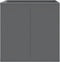 vidaXL - Opbergboxen - 10 - st - inklapbaar - 32x32x32 - cm - ongeweven - stof - grijs