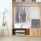 vidaXL - Opbergboxen - 2 - st - 43x34x23 - cm - stof - grijs