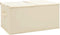 vidaXL - Opbergboxen - 2 - st - 50x30x25 - cm - stof - crèmekleurig