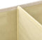 vidaXL - Opbergboxen - 2 - st - 50x30x25 - cm - stof - crèmekleurig