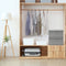 vidaXL - Opbergboxen - 2 - st - 50x30x25 - cm - stof - grijs