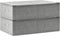 vidaXL - Opbergboxen - 2 - st - 70x40x18 - cm - stof - grijs
