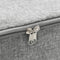 vidaXL - Opbergboxen - 2 - st - 70x40x18 - cm - stof - grijs