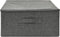 vidaXL - Opbergboxen - 2 - st - 70x40x18 - cm - stof - antracietkleurig