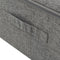 vidaXL - Opbergboxen - 2 - st - 70x40x18 - cm - stof - antracietkleurig