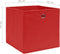vidaXL - Opbergboxen - 4 - st - 28x28x28 - cm - nonwoven - stof - rood