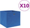 vidaXL - Opbergboxen - 4 - st - 28x28x28 - cm - nonwoven - stof - roze