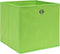 vidaXL - Opbergboxen - 4 - st - 28x28x28 - cm - nonwoven - stof - groen