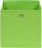 vidaXL - Opbergboxen - 4 - st - 28x28x28 - cm - nonwoven - stof - groen