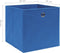 vidaXL - Opbergboxen - 4 - st - 28x28x28 - cm - nonwoven - stof - blauw