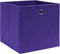 vidaXL - Opbergboxen - 4 - st - 28x28x28 - cm - nonwoven - stof - paars