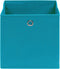 vidaXL - Opbergboxen - 4 - st - 28x28x28 - cm - nonwoven - stof - babyblauw