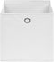 vidaXL - Opbergboxen - 4 - st - 28x28x28 - cm - nonwoven - stof - wit