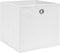 vidaXL - Opbergboxen - 4 - st - 28x28x28 - cm - nonwoven - stof - wit