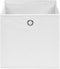 vidaXL - Opbergboxen - 4 - st - 28x28x28 - cm - nonwoven - stof - wit