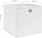 vidaXL - Opbergboxen - 4 - st - 28x28x28 - cm - nonwoven - stof - wit