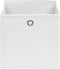 vidaXL - Opbergboxen - 4 - st - 28x28x28 - cm - nonwoven - stof - wit