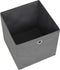 vidaXL - Opbergboxen - 4 - st - 32x32x32 - cm - nonwoven - stof - grijs