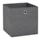 vidaXL - Opbergboxen - 4 - st - 32x32x32 - cm - nonwoven - stof - grijs