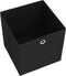 vidaXL - Opbergboxen - 4 - st - 32x32x32 - cm - nonwoven - stof - zwart
