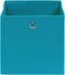 vidaXL - Opbergboxen - 4 - st - 32x32x32 - cm - stof - babyblauw