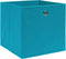 vidaXL - Opbergboxen - 4 - st - 32x32x32 - cm - stof - babyblauw