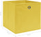 vidaXL - Opbergboxen - 4 - st - 32x32x32 - cm - stof - geel