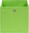 vidaXL - Opbergboxen - 4 - st - 32x32x32 - cm - stof - groen