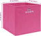 vidaXL - Opbergboxen - 4 - st - 32x32x32 - cm - stof - roze