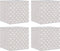 vidaXL - Opbergboxen - 4 - st - inklapbaar - 32x32x32 - cm - ongeweven - stof - crème