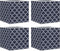 vidaXL - Opbergboxen - 4 - st - inklapbaar - 32x32x32 - cm - ongeweven - stof - blauw
