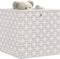 vidaXL - Opbergboxen - 4 - st - inklapbaar - 32x32x32 - cm - ongeweven - stof - crème
