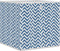 vidaXL - Opbergboxen - 4 - st - inklapbaar - 32x32x32 - cm - ongeweven - stof - blauw