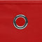 vidaXL - Opbergboxen - met - deksel - 10 - st - 28x28x28 - cm - rood