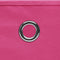 vidaXL - Opbergboxen - met - deksel - 10 - st - 32x32x32 - cm - stof - roze